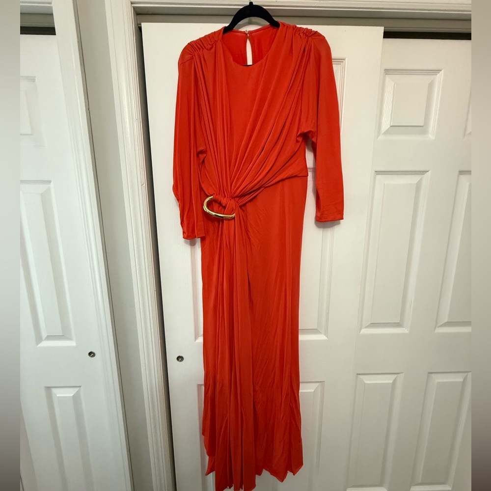 Arrange Orange Maxi Dress - Picture 2 of 4